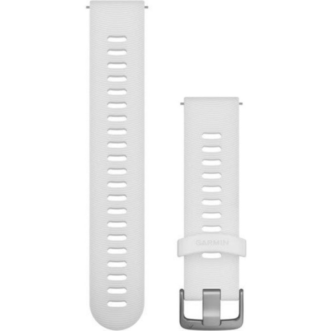 Ремешок GARMIN QUICK RELEASE BAND 20MM WHITE/STAINLESS FR245 10585